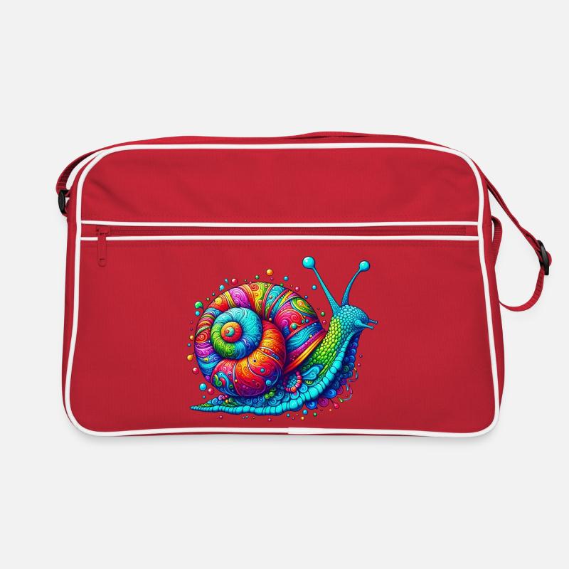 Schnecke Retro Tasche