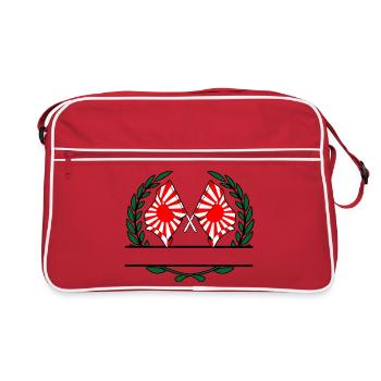 Rising Sun with Namespace - Retro Bag - red/white - Front