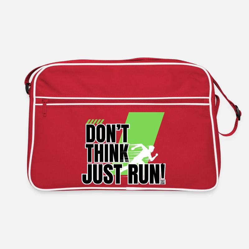 Don't think, just run! Retro Tasche
