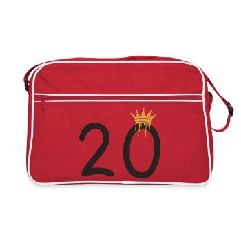 20 - Retro Bag - red/white - Front