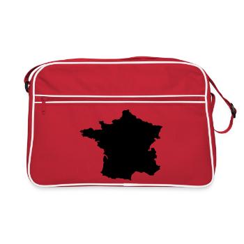 France Country - Retro Bag - red/white - Front