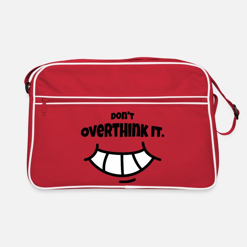 N'y réfléchis pas trop. Sac Retro