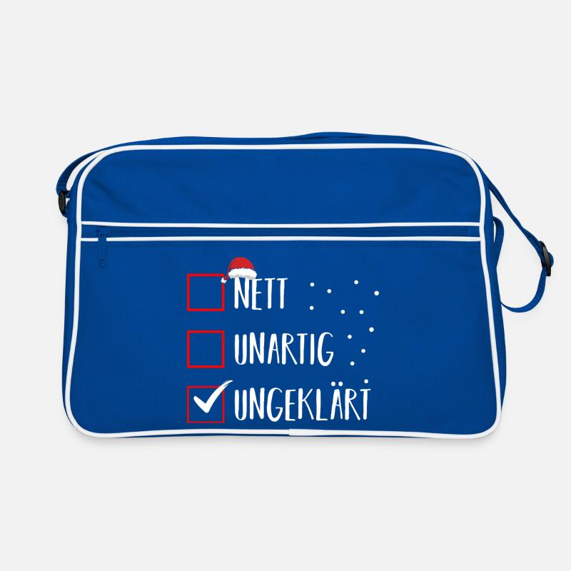 Noël du Père Noël Espiègle Noël Sac Retro