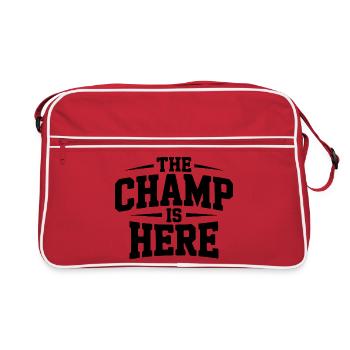 The Champ is Here - Retro Bag - red/white - Front