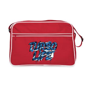 Style de tuning de rue Turbo Life Camo - Sac Retro - rouge/blanc - Devant