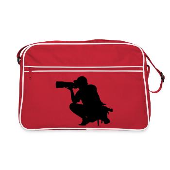 Fotograf Photographer - Retro Bag - red/white - Front