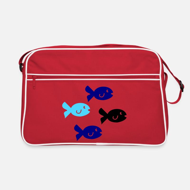 Pisces Silhouette Retro Bag