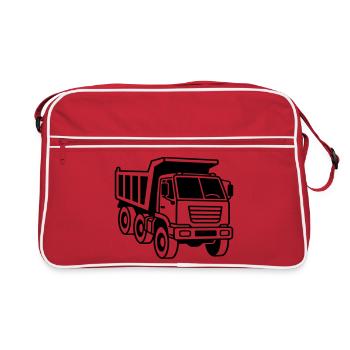 Camion-benne - Sac Retro - rouge/blanc - Devant