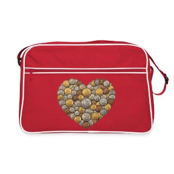 Cœur de Pièces - Sac Retro - rouge/blanc - Devant