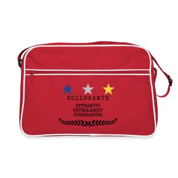 Douanier - Sac Retro - rouge/blanc - Devant