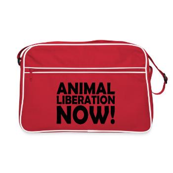 Animal liberation now - Sac Retro - rouge/blanc - Devant