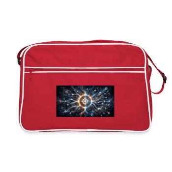Core of the AI network - Retro Bag - red/white - Front