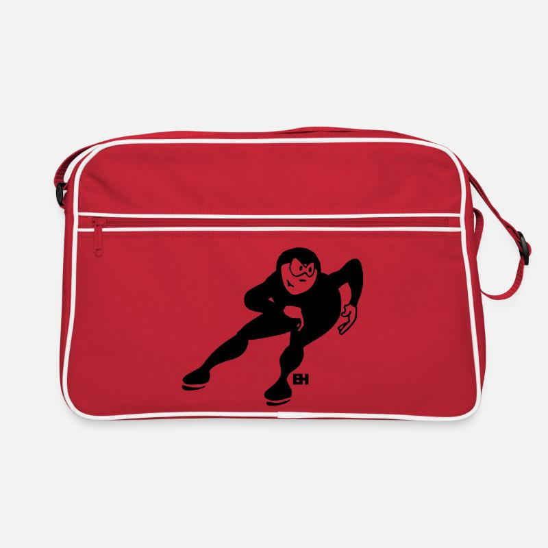 Speed Skater - One Color Design Retro Bag