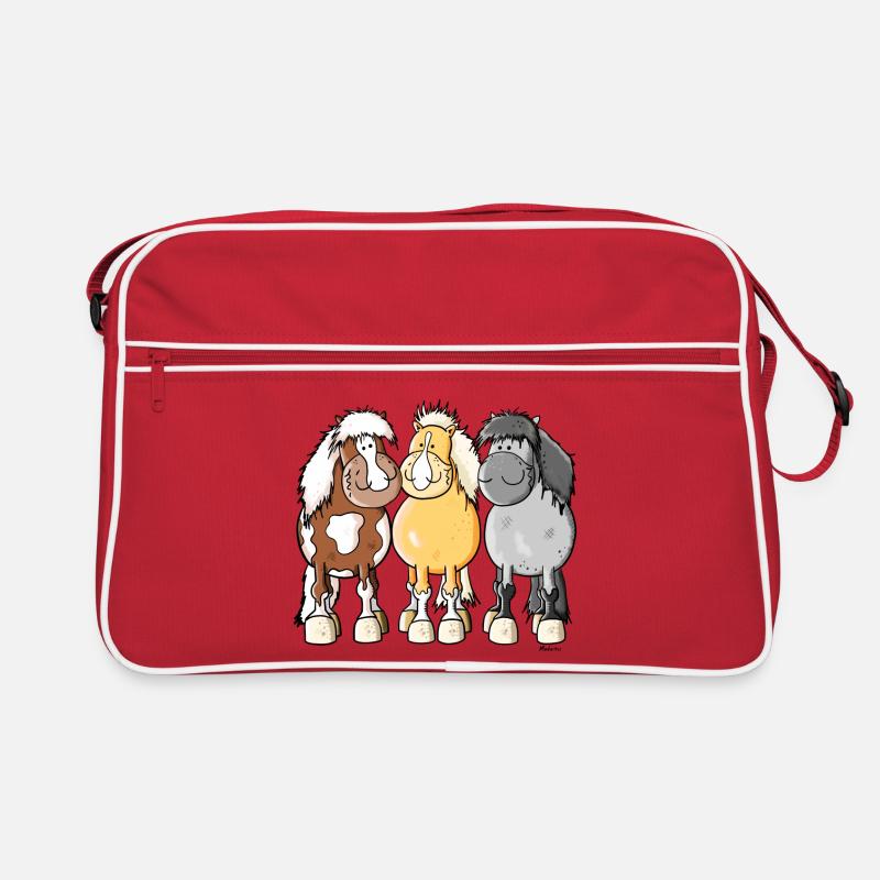 Mignon Poneys Shetland Sac Retro