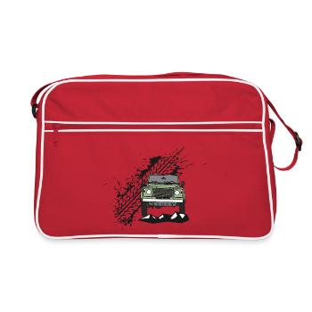 Defender Splash Front - Sac Retro - rouge/blanc - Devant