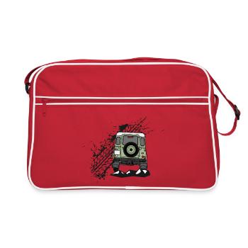 Defender Splash Rear - Sac Retro - rouge/blanc - Devant