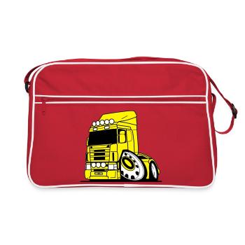 V8 truck Vabis - Retro Bag - red/white - Front