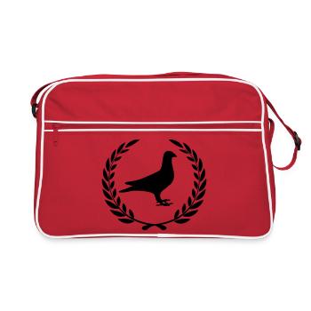 Pigeon competition pigeon - Retro Bag - red/white - Front
