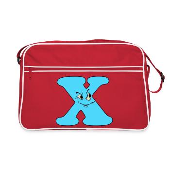 X - Sac Retro - rouge/blanc - Devant