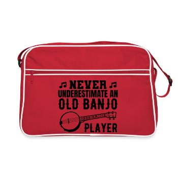 Grand-père Banjo - Sac Retro - rouge/blanc - Devant