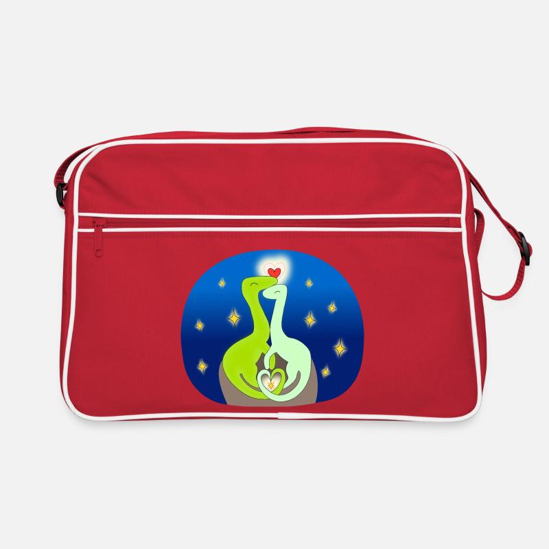 Compsognate in love Retro Bag