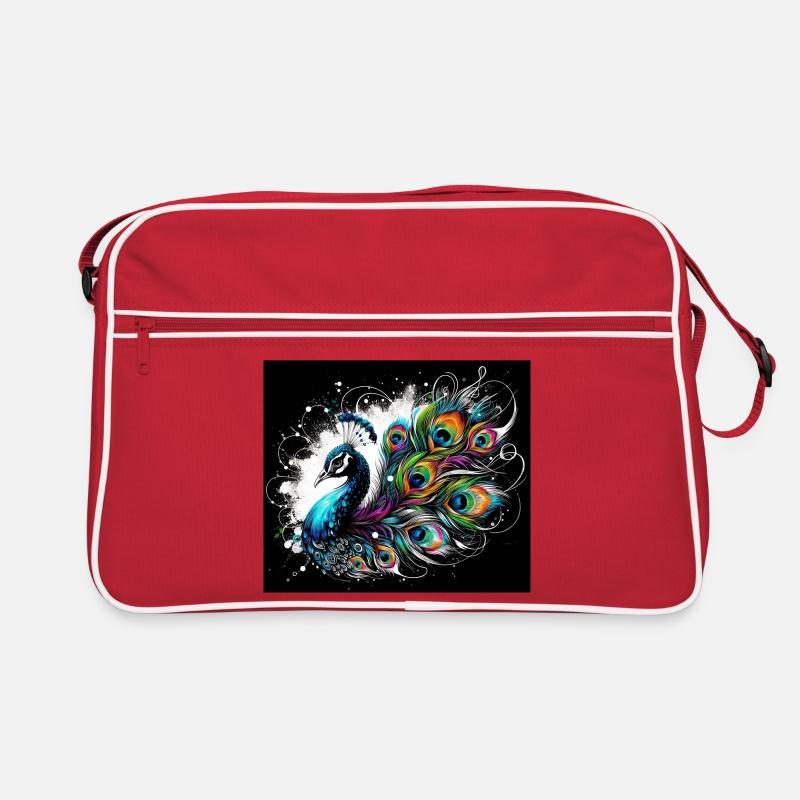 Pfau Retro Tasche