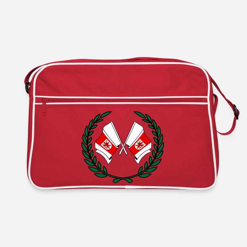 Flags West Pomeranian laurel wreath Retro Bag