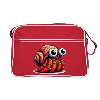 Bernard-l'ermite - Sac Retro - rouge/blanc - Devant