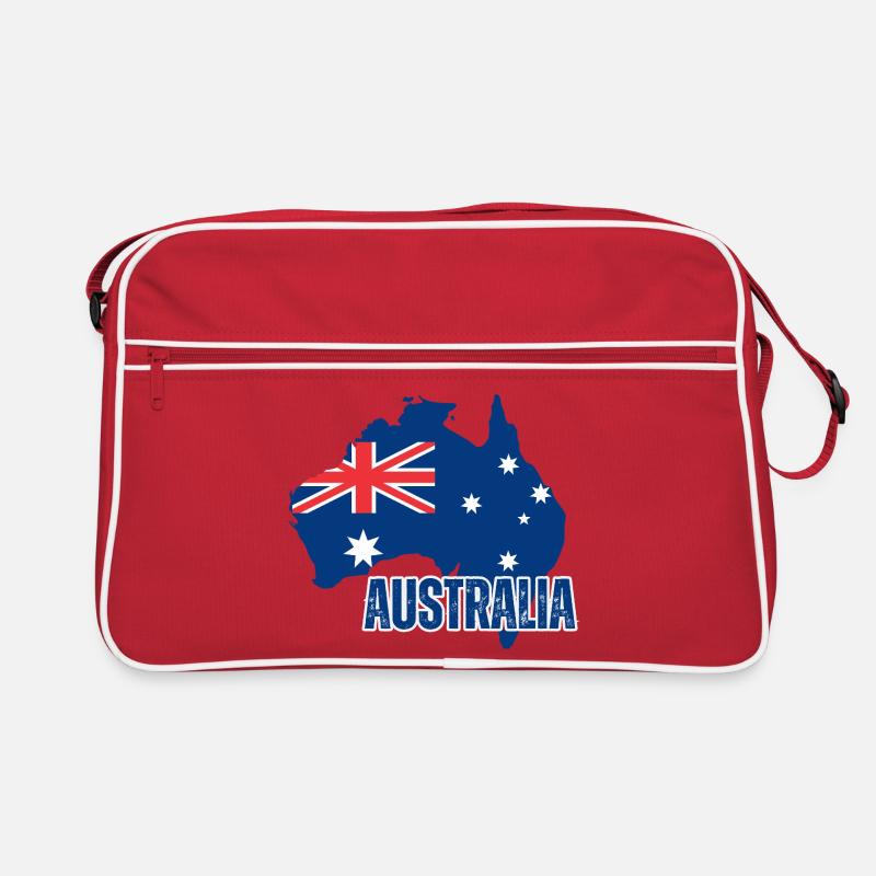 Australian flag, Australian pride Retro Bag