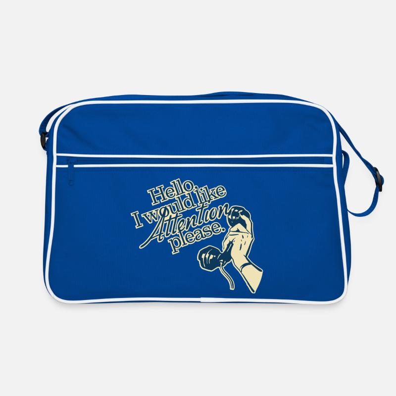 Hello, I Need Attention – Retro Statement Retro Tasche