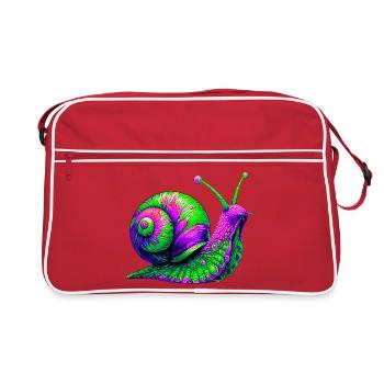 Escargot - Sac Retro - rouge/blanc - Devant