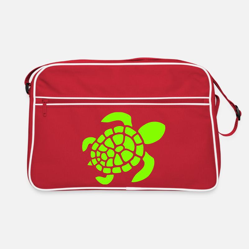Turtle Logo Turtle Shell Pattern Icon Retro Bag