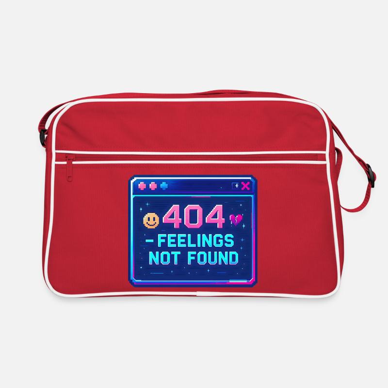 Y2K Retro – 404 Feelings Not Found Retro Tasche