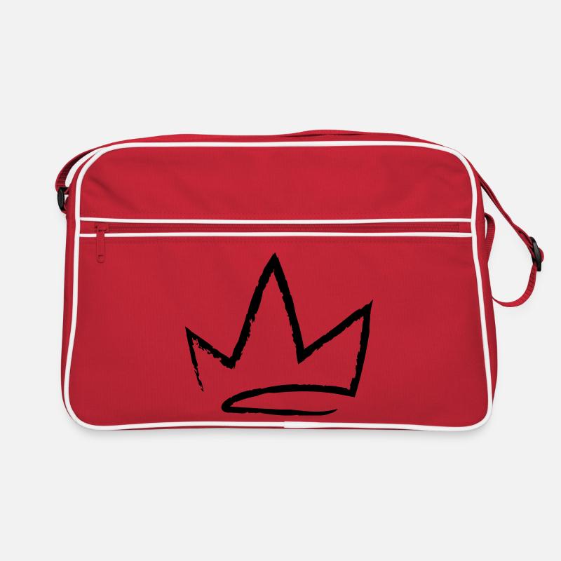 Crown Sketch Retro Bag