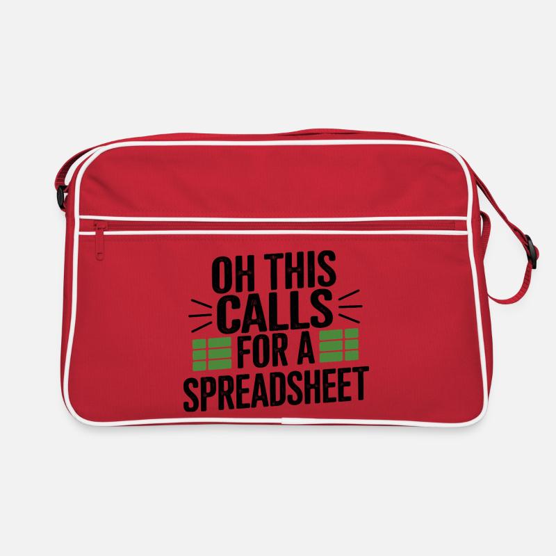 Oh Das Braucht Eine Tabelle Retro Tasche