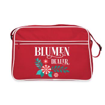 Jardinier dit jardinage Jardinage amateur Jardinier jardinier de jardins potagers - Sac Retro - rouge/blanc - Devant