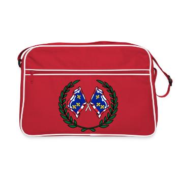 Centre-Val de Loire Laurel Wreath - Retro Bag - red/white - Front
