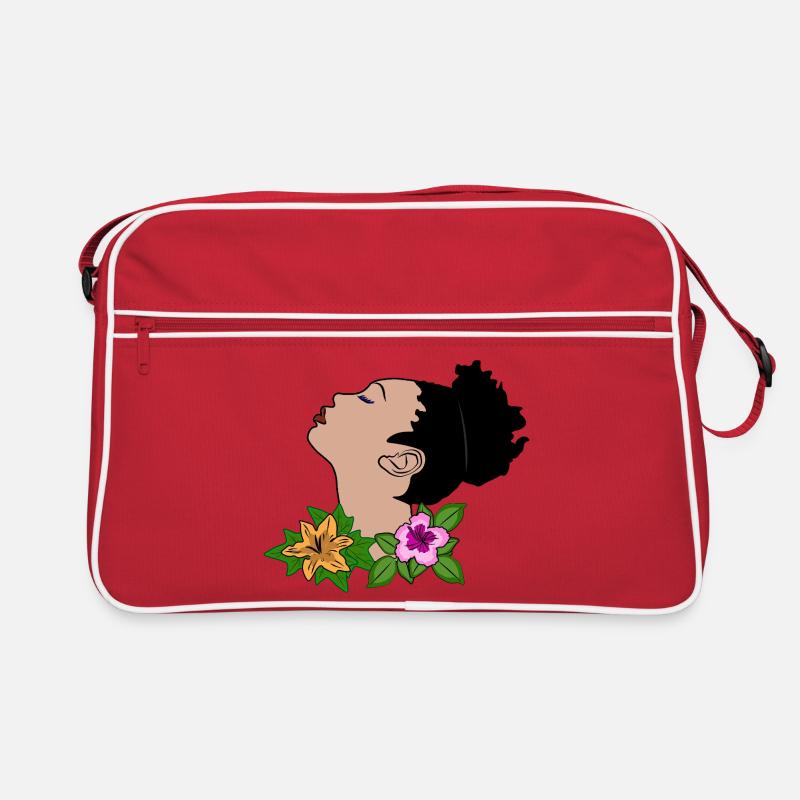 Portrait vectoriel Sac Retro