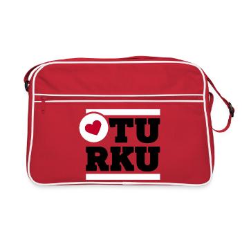 LoveTurku - Retro Bag - red/white - Front