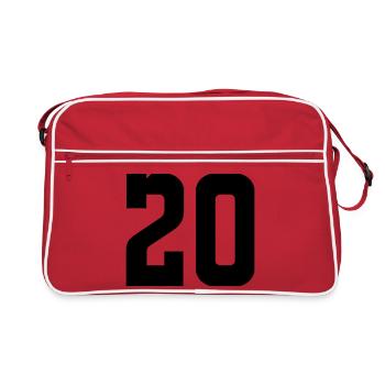 20 - Retro Bag - red/white - Front