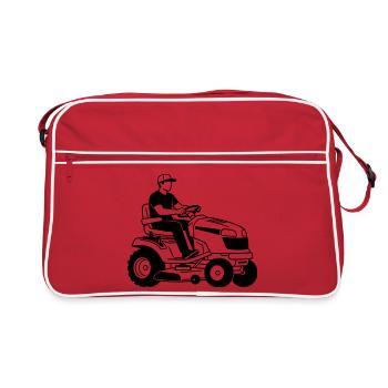 Lawn mower - Retro Bag - red/white - Front