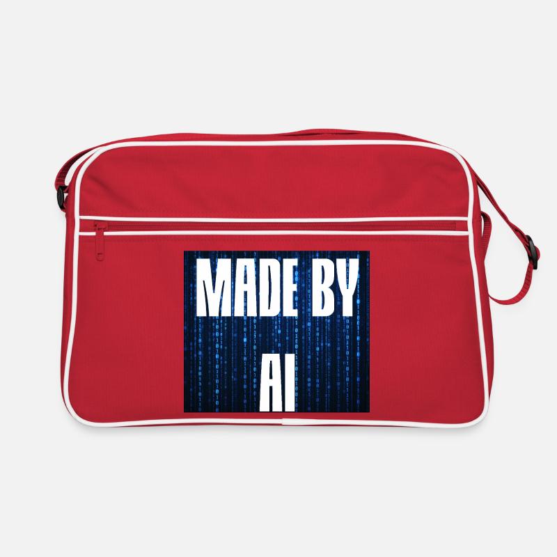 Made by AI blue Retro Bag