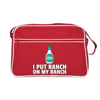 Citation de la bouteille Ranch on Ranch - Sac Retro - rouge/blanc - Devant