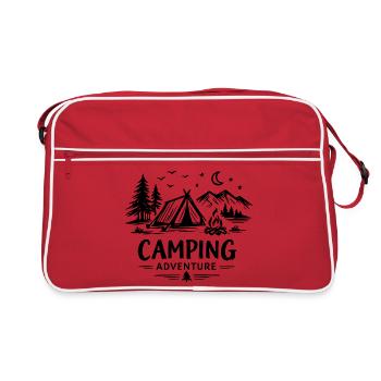 Camping Adventure - Retro Bag - red/white - Front