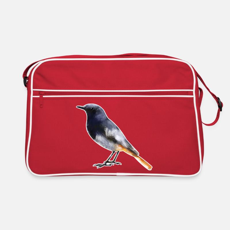 Redstart.1 - Retro Bag - red/white