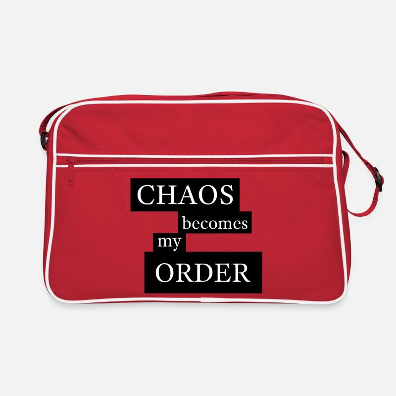 Le chaos devient mon ordre Sac Retro