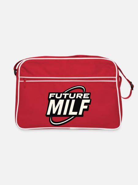 FUTURE MlLF - Retro Tasche - Rot/Weiß