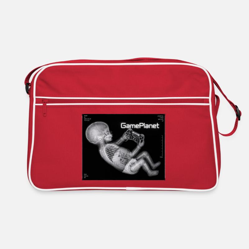 X-ray baby with game controller Retro Bag