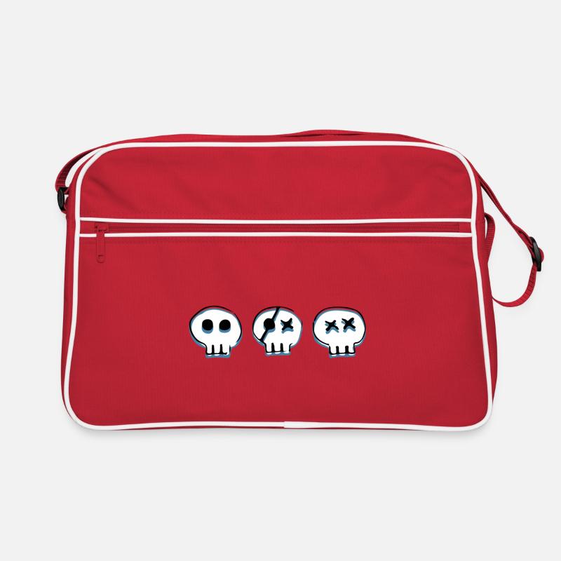 bones skulls Retro Tasche