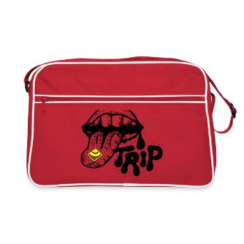Ecstasy trip - Retro Bag - red/white - Front